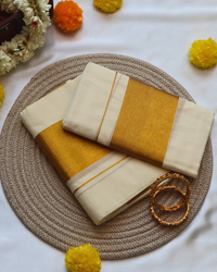 Set Mundu - Thick Gold Kara